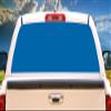 SignMission Blue Rear Window Graphic Truck View Thru Vinyl Decal Back view 1