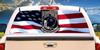 SignMission POW & US Flag Rear Window Graphic Decal Tint View Thru Vinyl view 1