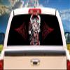 SignMission CRACKULA Rear Window Graphic Truck View Thru Vinyl Decal Back view 1