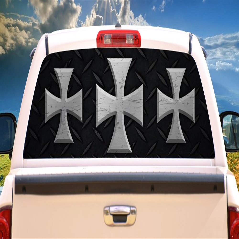 SignMission Maltese Rear Window Graphic Truck View Thru Vinyl Decal Back