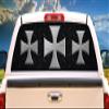 SignMission Maltese Rear Window Graphic Truck View Thru Vinyl Decal Back view 1
