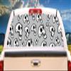 SignMission Laughing Skulls Rear Window Graphic Truck View Thru Vinyl Decal Back view 1