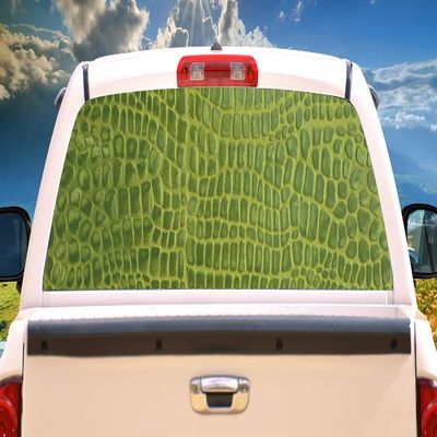 SignMission Croc Skin Rear Window Graphic Truck View Thru Vinyl Decal Back