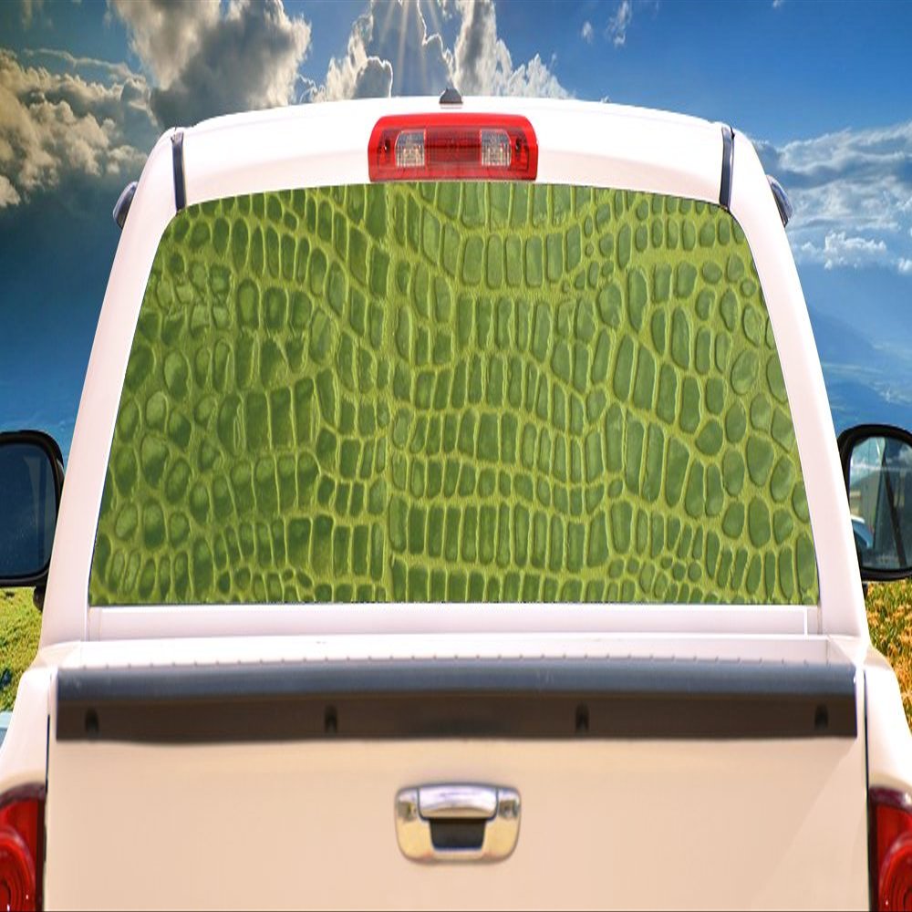SignMission Croc Skin Rear Window Graphic Truck View Thru Vinyl Decal Back