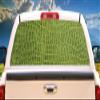 SignMission Croc Skin Rear Window Graphic Truck View Thru Vinyl Decal Back view 1