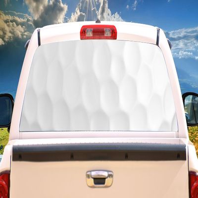 SignMission Golf Rear Window Graphic Truck View Thru Vinyl Decal Back