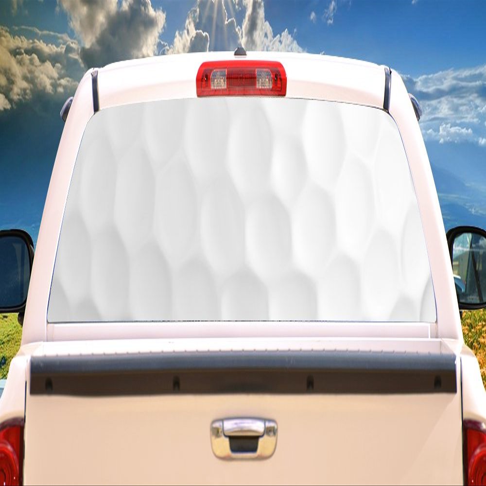 SignMission Golf Rear Window Graphic Truck View Thru Vinyl Decal Back
