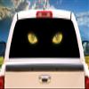 SignMission CAT Eyes Rear Window Graphic Truck View Thru Vinyl Decal Back view 1