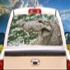 SignMission Croc Rear Window Graphic Truck View Thru Vinyl Decal Back view 1