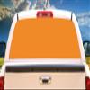 SignMission Orange Rear Window Graphic Truck View Thru Vinyl Decal Back view 1