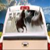 SignMission Horses 1 Rear Window Graphic Horse Scene Truck Decal View Thru Vinyl view 1