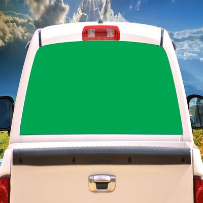 SignMission Green Rear Window Graphic Truck View Thru Vinyl Decal Back