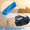 valonic Dolphin - tie Down Straps - 2 Pack, 11.5 ft x 1 inch, 2200 lbs, Protection pad, cam Buckle - for roof Rack, Surfboard, Kayak and Paddle Board, Black view 4