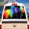 SignMission SplatRear Window Graphic Back Truck Decal SUV View Thru Vinyl view 1