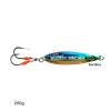 2pcs 250g Fish WOW! Fishing Flat Fall Vertical Trolling Jig with Two Assist Hooks - 2 Colors view 4