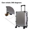 BQLZR Black Luggage Wheels Replacement Plastic Left & Right Swivel Luggage Suitcase Caster Wheels with 4 Holes,Hole Pitch (1.3"/1.54"/1.77"/1.18") 360 Degree Rotation view 4