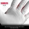Franklin Sports MLB Power Strap Batting Gloves, Pearl/Navy/Red, Youth Medium view 4