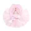 Happy Thanksgiving Turkey #2 - Bling Rhinestone Halloween and Fall Dog Tutu Dress, L Pink view 1