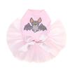 Bat - Bling Rhinestone Halloween and Fall Dog Tutu Dress, 4XL Pink view 1