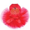 Jack-o-Lantern - Bling Rhinestone Halloween and Fall Dog Tutu Dress, 3XL Red view 1