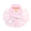 Pumpkin Pie Princess - Bling Rhinestone Halloween and Fall Dog Tutu Dress, 3XL Pink view 1