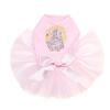 Happy Thanksgiving Turkey - Bling Rhinestone Halloween and Fall Dog Tutu Dress, M Pink view 1
