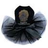 Happy Thanksgiving Turkey - Bling Rhinestone Halloween and Fall Dog Tutu Dress, 4XL Black view 1