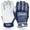 Franklin Sports Adult MLB CFX Pro Batting Gloves, Pearl/Navy, Large view 1