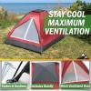 2 Person Camping Tent with Rain Fly and Carrying Bag  Lightweight Outdoor Pop Up Tents for Camping Essentials, Music Festivals, Backpacking, Hiking, or Beach Shelter by Wakeman Outdoors view 4