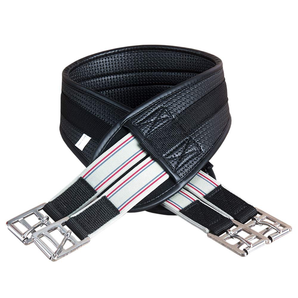 Aime Imports Air Formed Elasticized Girth 48 Inch Black