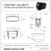 CH4X4 Rocker Switch Bumber Lights Symbol - Horizontal- Green Led view 4