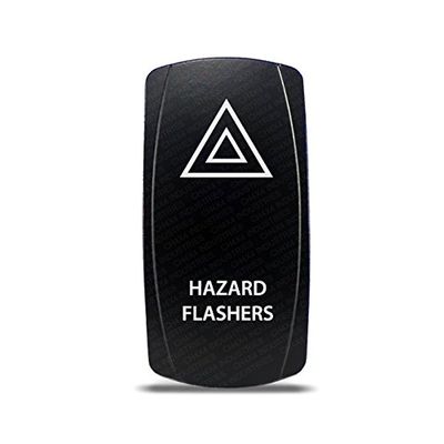 CH4X4 Rocker Switch Hazard Flashers Symbol- Amber Led