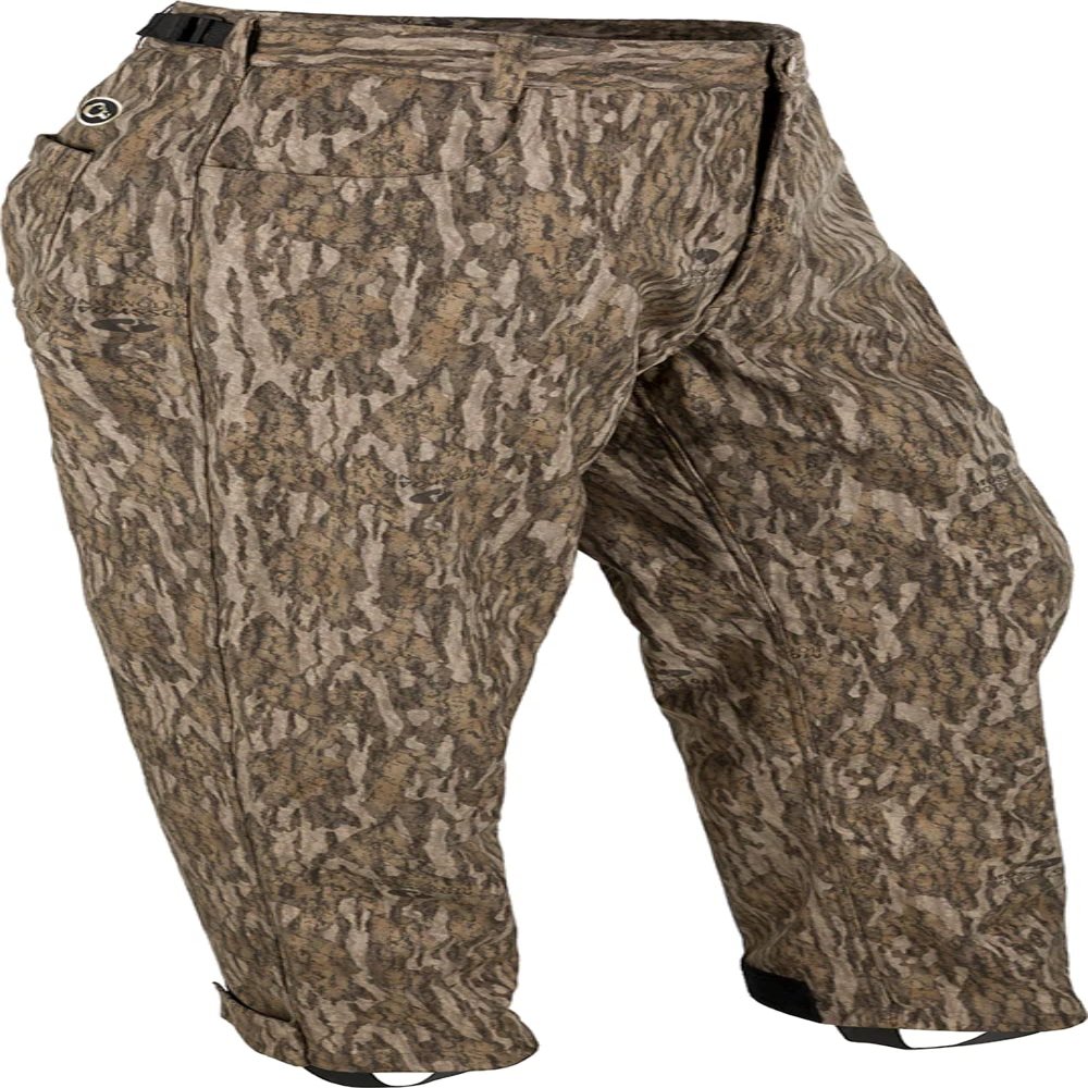 Drake Waterfowl Men's MST Waterproof Windproof Bonded Fleece Pant, Mossy Oak Bottomland, Small, DW2440