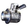 EZ (EZ-201) Silver NPT 3/4-14 Thread Size Oil Drain Valve, Model: EZ-201, Outdoor&Repair Store view 1