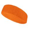 Couver Customize Number/Text Long Premium Light Orange Terry Head Sweatband(1 Piece) view 1