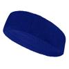 Couver Customize Number/Text Large Premium Blue Terry Head Sweatband(1 Piece) view 1
