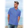 FRESH TEE Men's Short Sleeve Regular Pique Polo Shirt Azure view 2