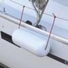 Ocean Fenders RT3 Series Ribbed Inflatable Boat Fender, Horizontal & Vertical Use, 10.4" x 27"/0.63", White view 4