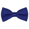 FOMANN Boys Bow Tie Wholesale 6 Pack Children Pre-Tied Formal Tuxedo Bowties Kids Solid Ties (Navy) view 2