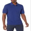 Amazon Essentials Men's Regular-Fit Cotton Pique Polo Shirt (Available in Big & Tall), Navy, Large view 1