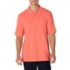 Amazon Essentials Men's Regular-Fit Cotton Pique Polo Shirt (Available in Big & Tall), Coral Orange, X-Large view 1