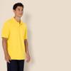 Amazon Essentials Men's Regular-Fit Cotton Pique Polo Shirt (Available in Big & Tall), Yellow, Large view 4