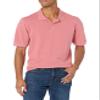 Amazon Essentials Men's Regular-Fit Cotton Pique Polo Shirt (Available in Big & Tall), Washed Red, XX-Large view 1