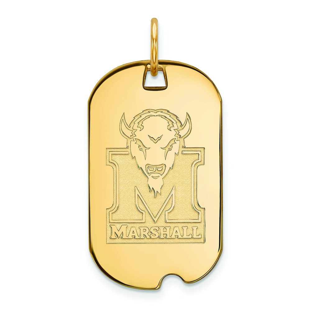 Sterling Silver LogoArt University of Kansas Small Dog Tag