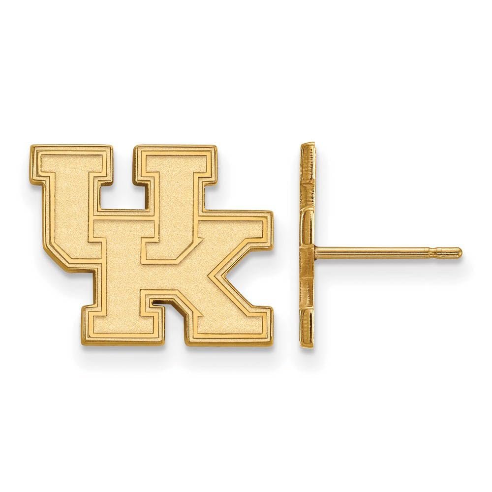 Kentucky Small (1/2 Inch) Post Earrings (14k Yellow Gold)