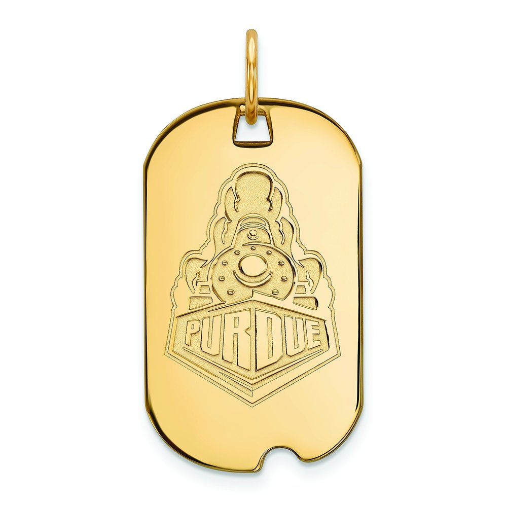 Sterling Silver LogoArt University of Illinois Small Dog Tag