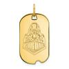 Sterling Silver LogoArt University of Illinois Small Dog Tag view 1
