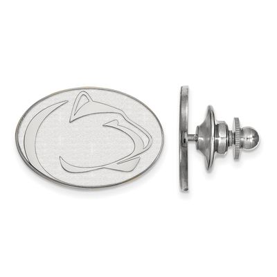 14k White Gold Logoart Penn State University Lapel Pin