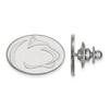 14k White Gold Logoart Penn State University Lapel Pin view 1