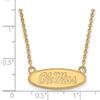 Mississippi Small (1/2 Inch) Pendant w/Necklace (14k Yellow Gold) view 2